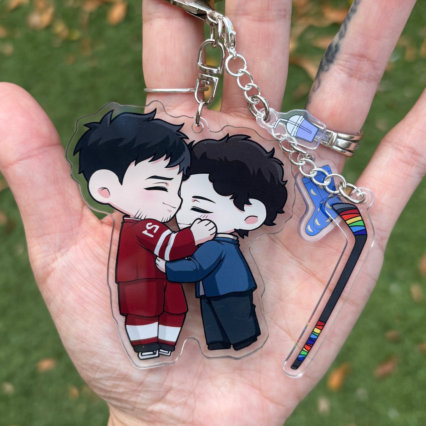 Hollanov & Skip Keychain + Charms