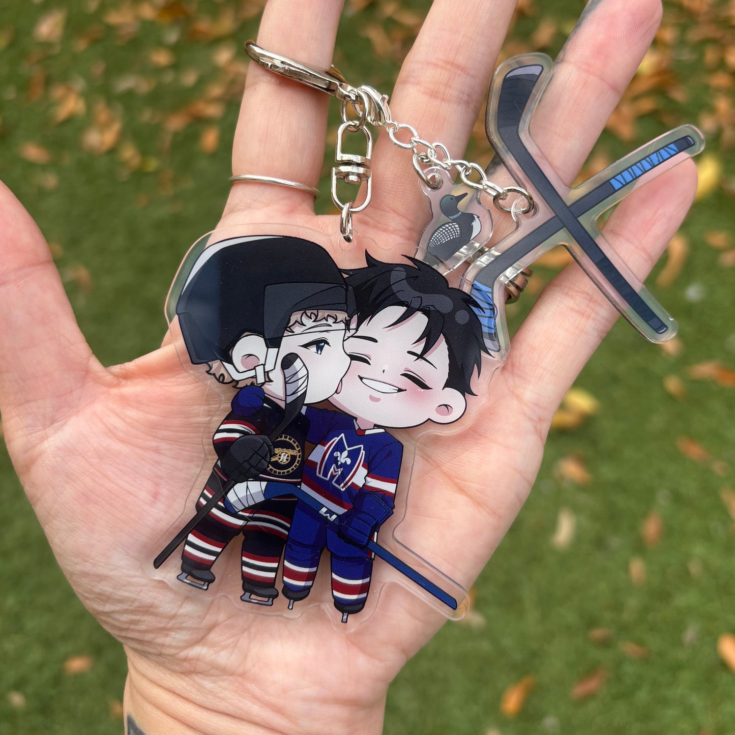 Hollanov & Skip Keychain + Charms