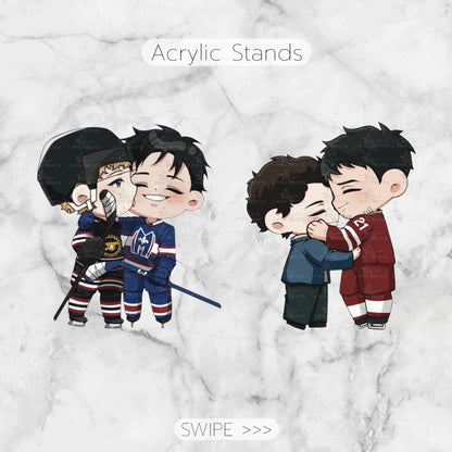 Hollanov & Skip Acrylic Stands